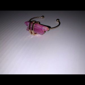 🍉 NEW pink & gold crystal bracelet!